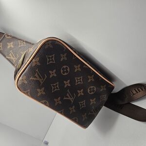 Louis Vuitton Brown Monogram Belt Bag
